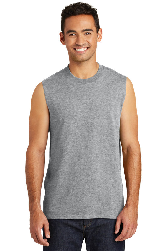 Port & Company Â® Core Cotton Sleeveless Tee. PC54SL