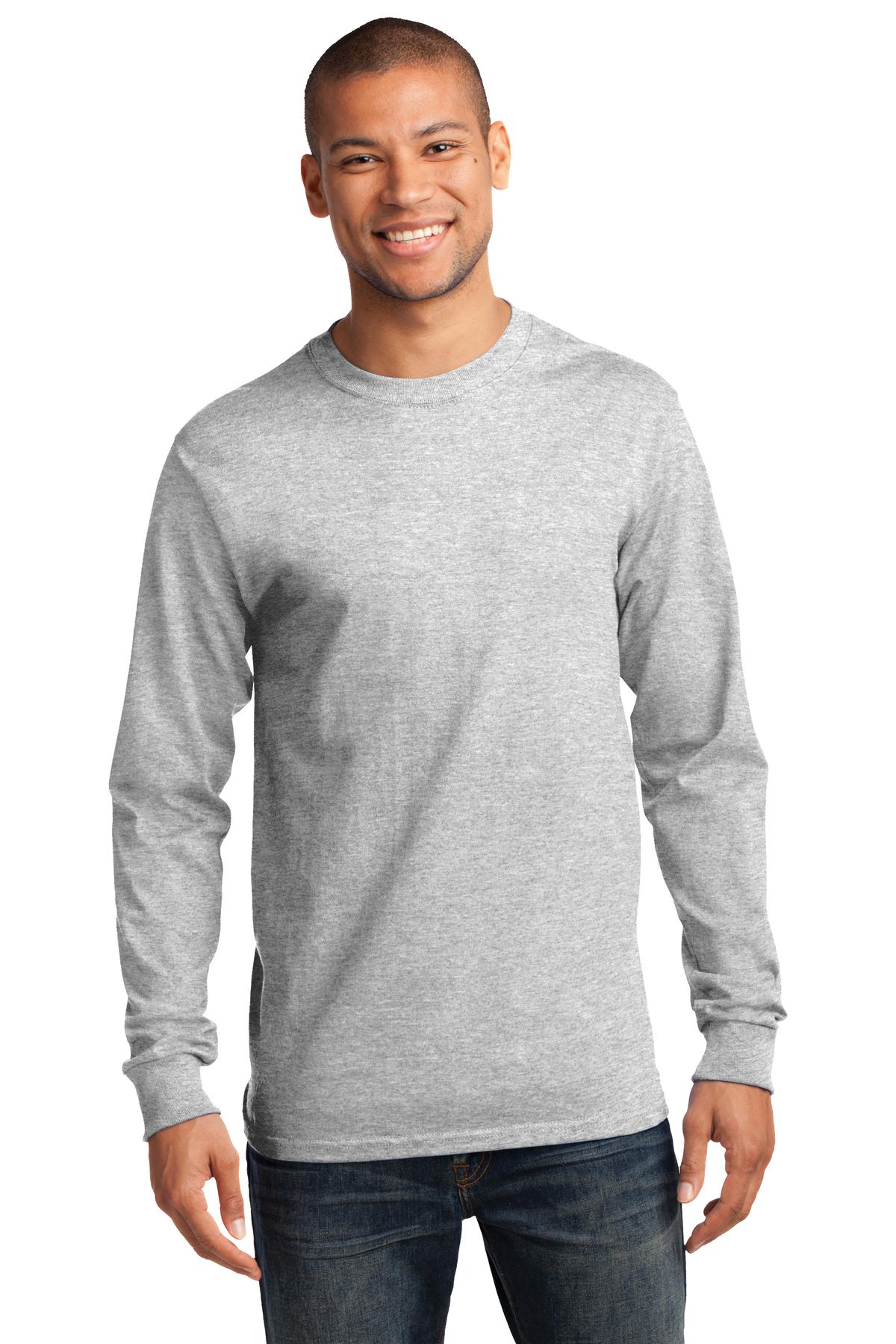 Port & CompanyÂ® - Tall Long Sleeve Essential Tee. PC61LST