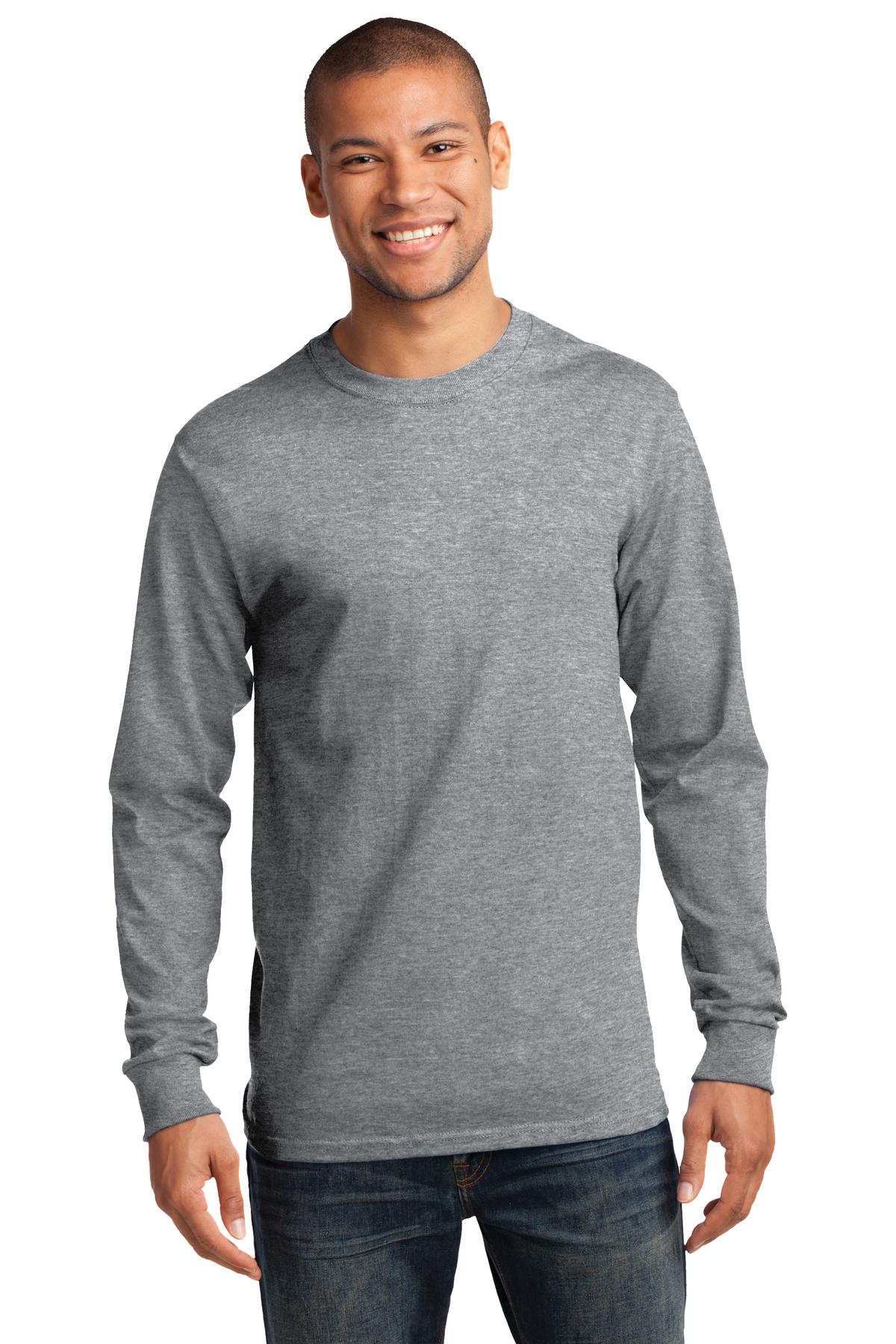 Port & CompanyÂ® - Tall Long Sleeve Essential Tee. PC61LST