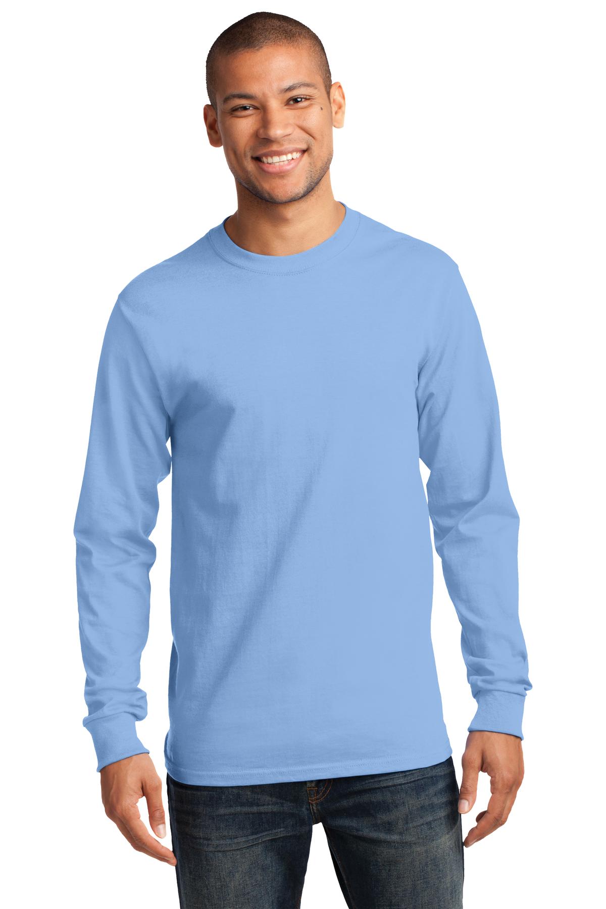 Port & CompanyÂ® - Tall Long Sleeve Essential Tee. PC61LST