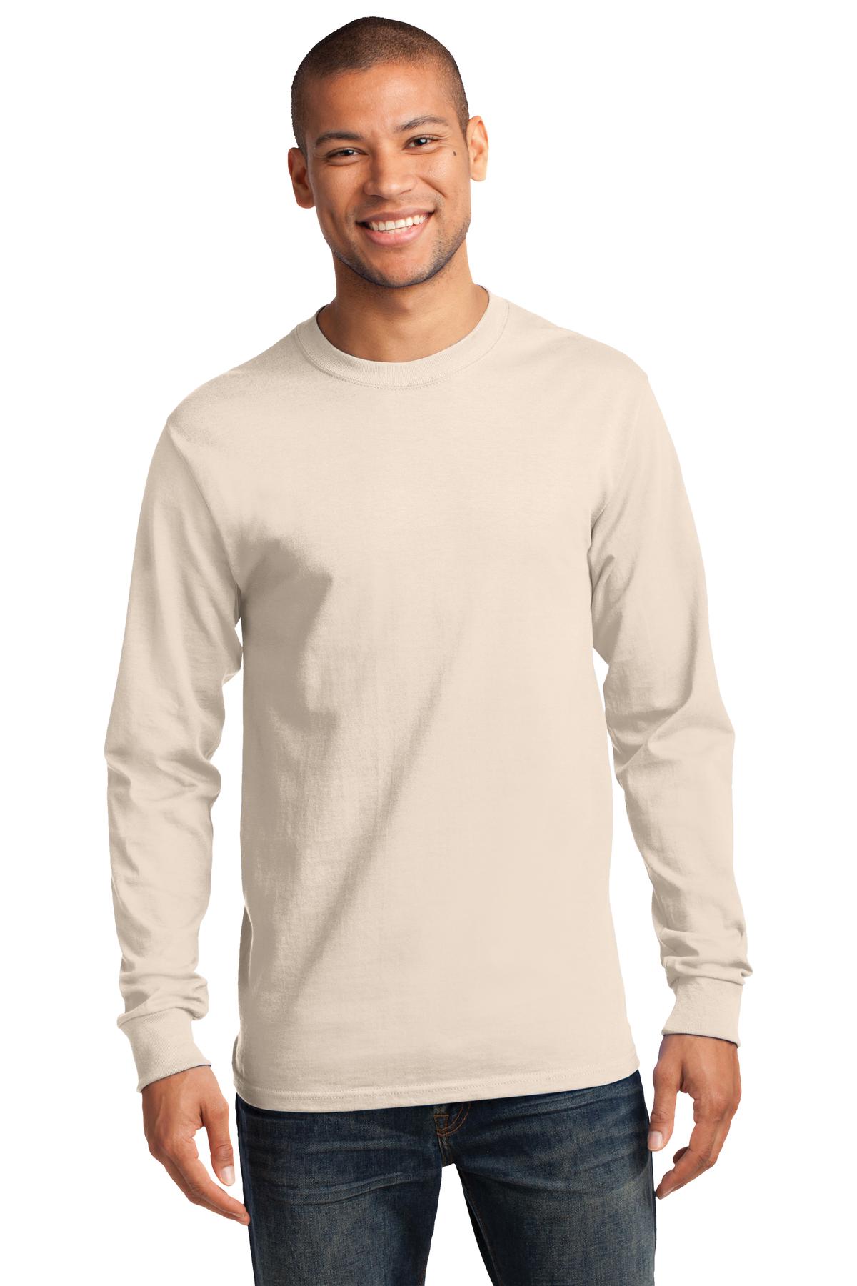 Port & CompanyÂ® - Tall Long Sleeve Essential Tee. PC61LST