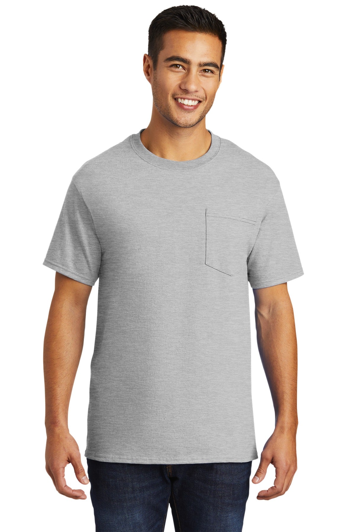 Port & CompanyÂ® - Tall Essential Pocket Tee. PC61PT