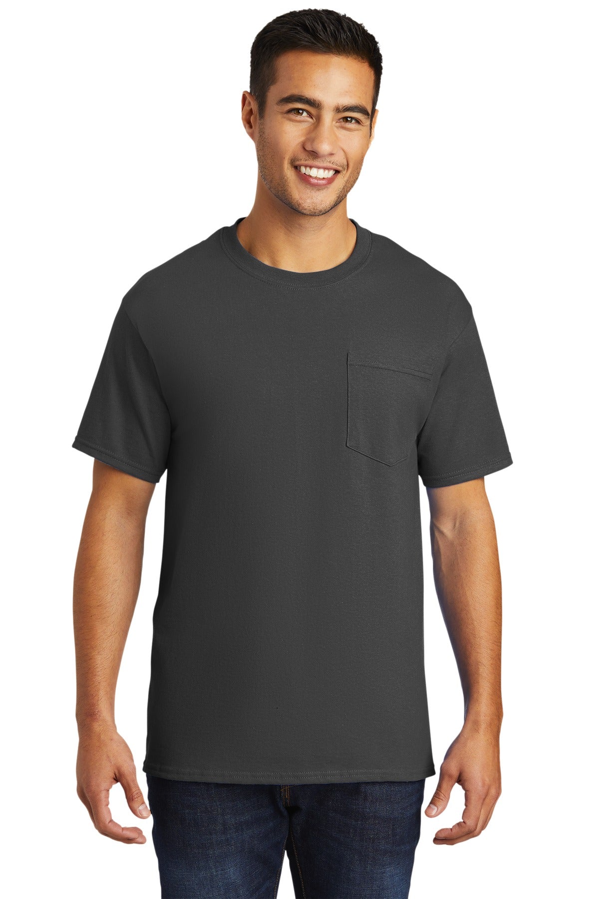 Port & CompanyÂ® - Tall Essential Pocket Tee. PC61PT