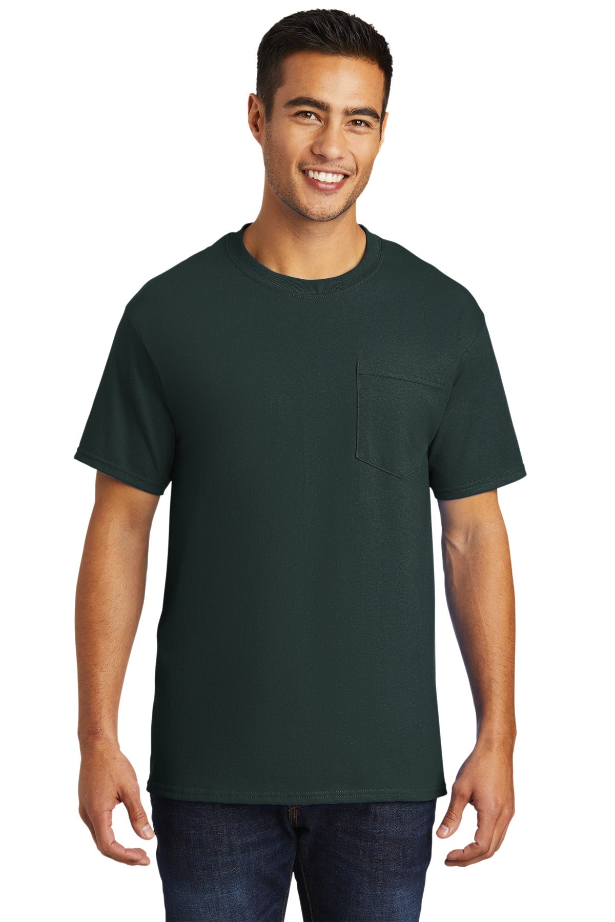 Port & CompanyÂ® - Tall Essential Pocket Tee. PC61PT