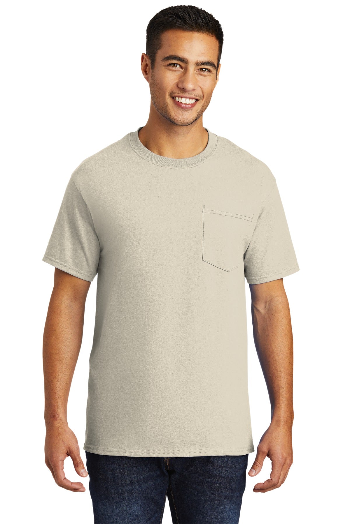 Port & CompanyÂ® - Tall Essential Pocket Tee. PC61PT