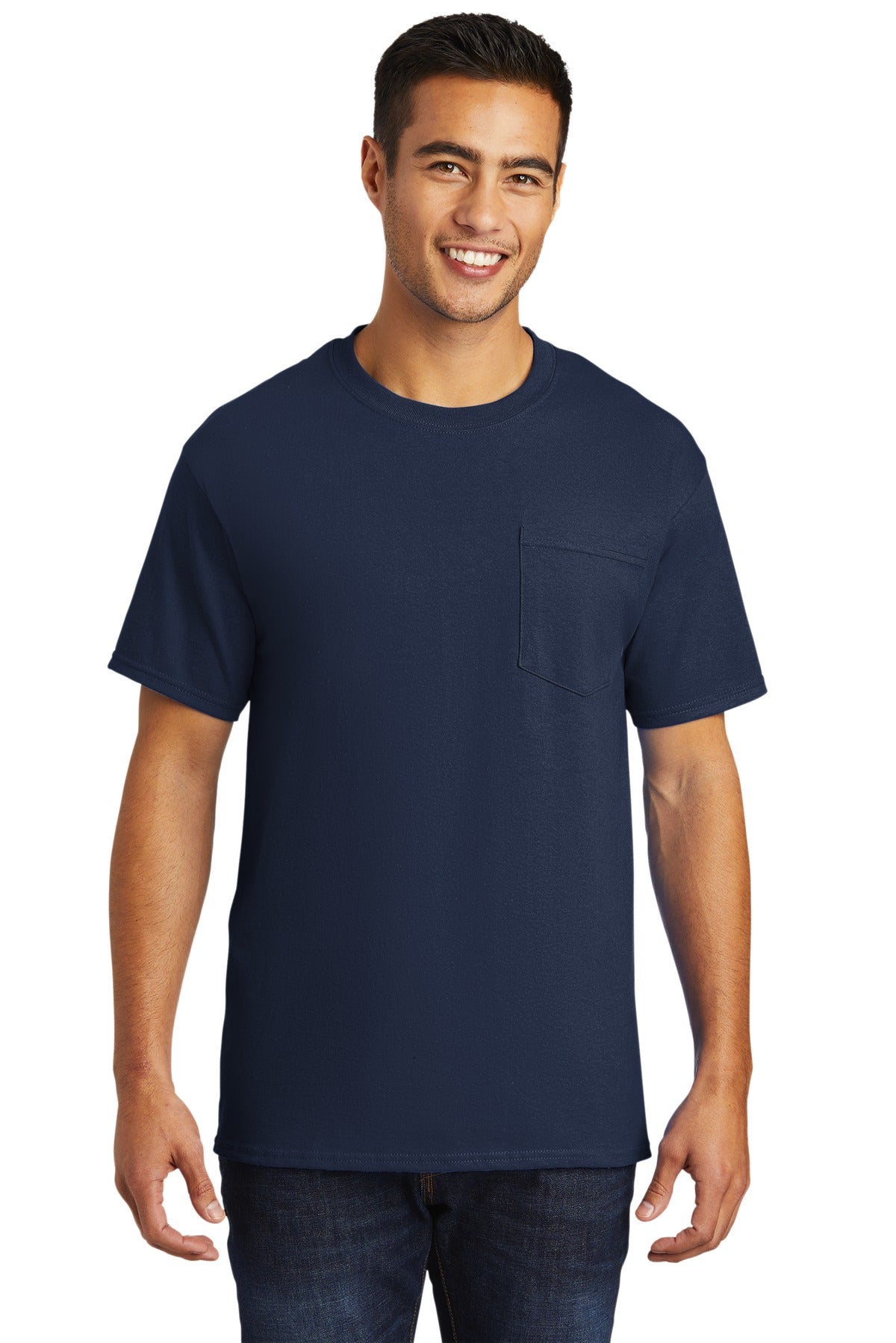 Port & CompanyÂ® - Tall Essential Pocket Tee. PC61PT