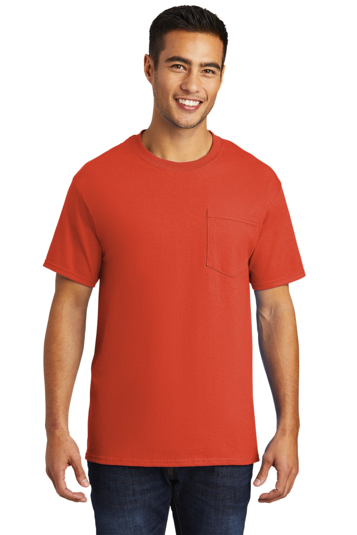 Port & CompanyÂ® - Tall Essential Pocket Tee. PC61PT