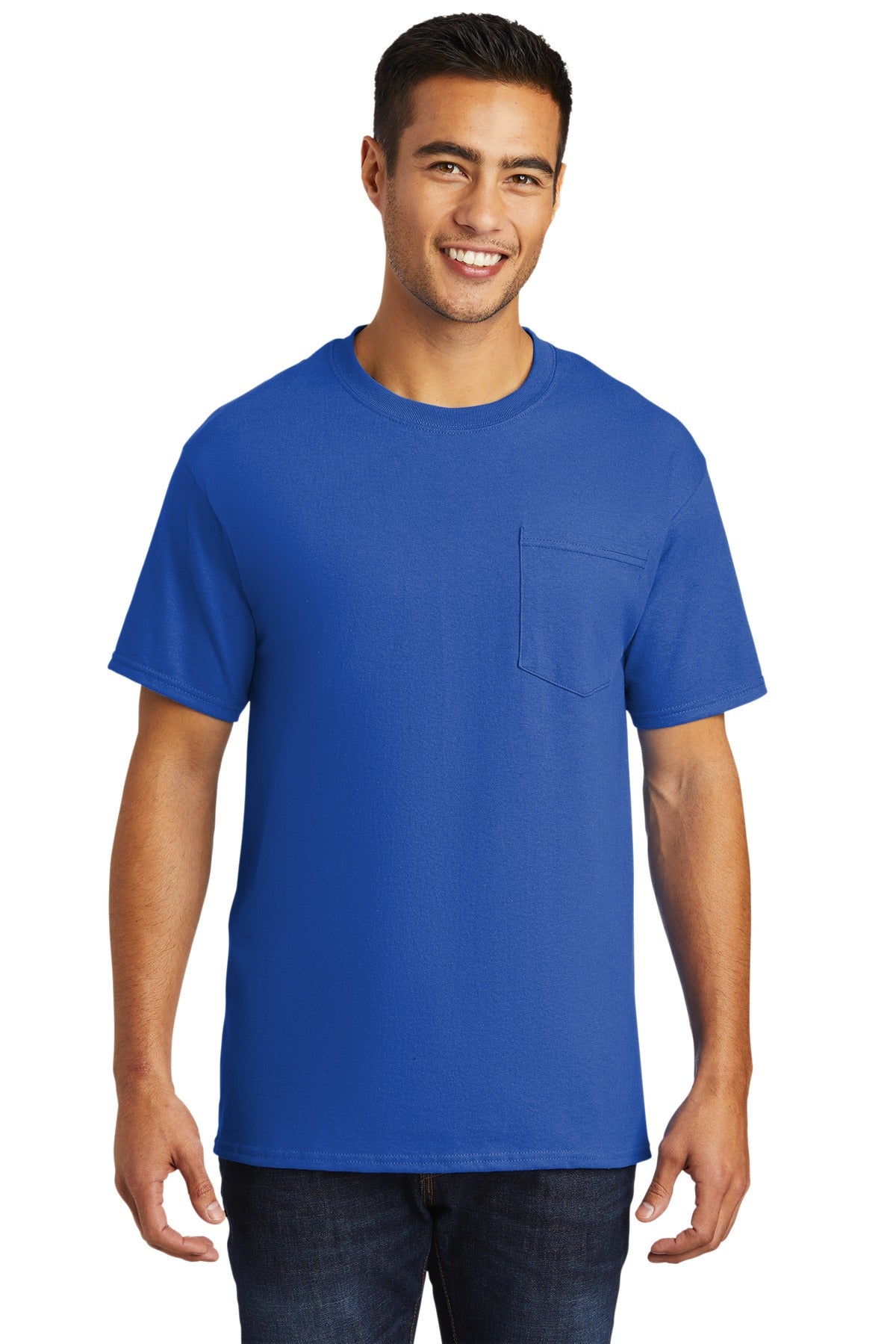 Port & CompanyÂ® - Tall Essential Pocket Tee. PC61PT