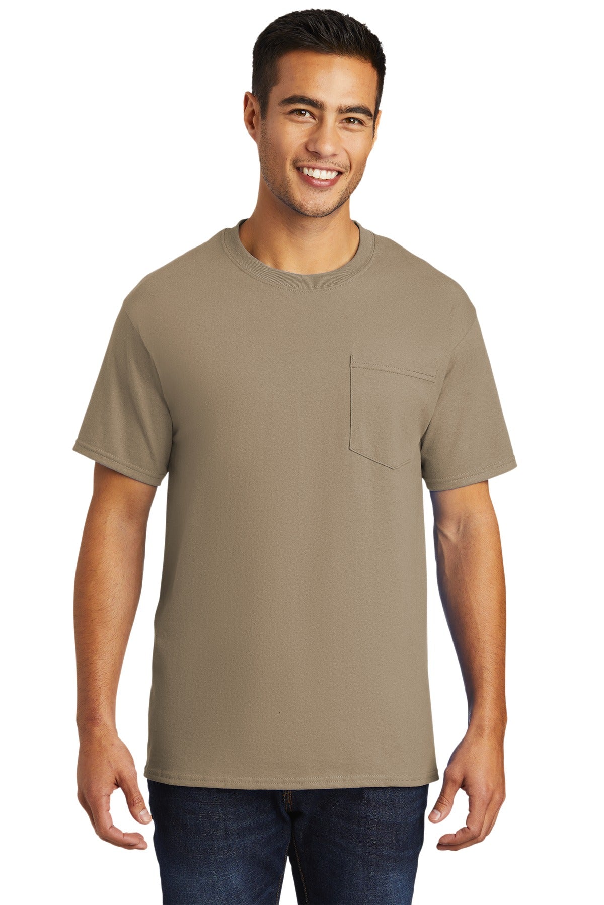 Port & CompanyÂ® - Tall Essential Pocket Tee. PC61PT