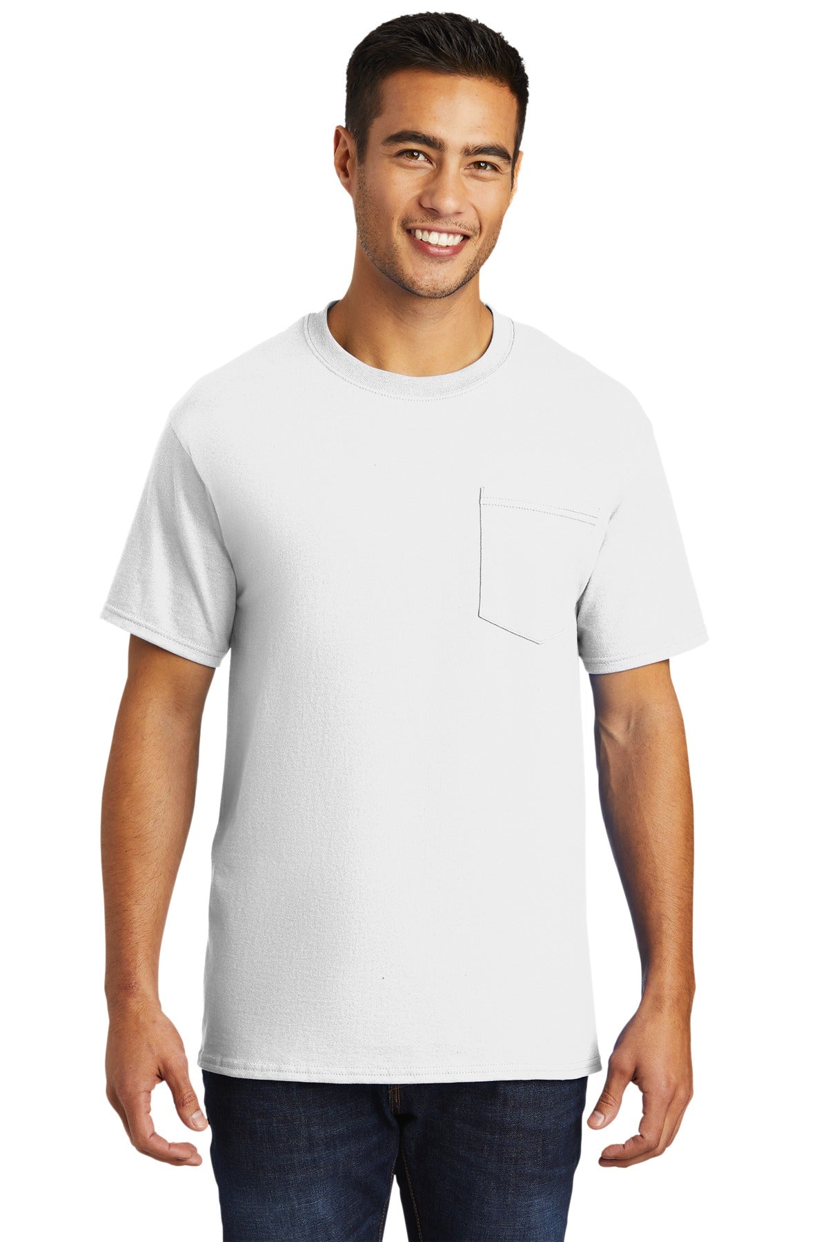 Port & CompanyÂ® - Tall Essential Pocket Tee. PC61PT