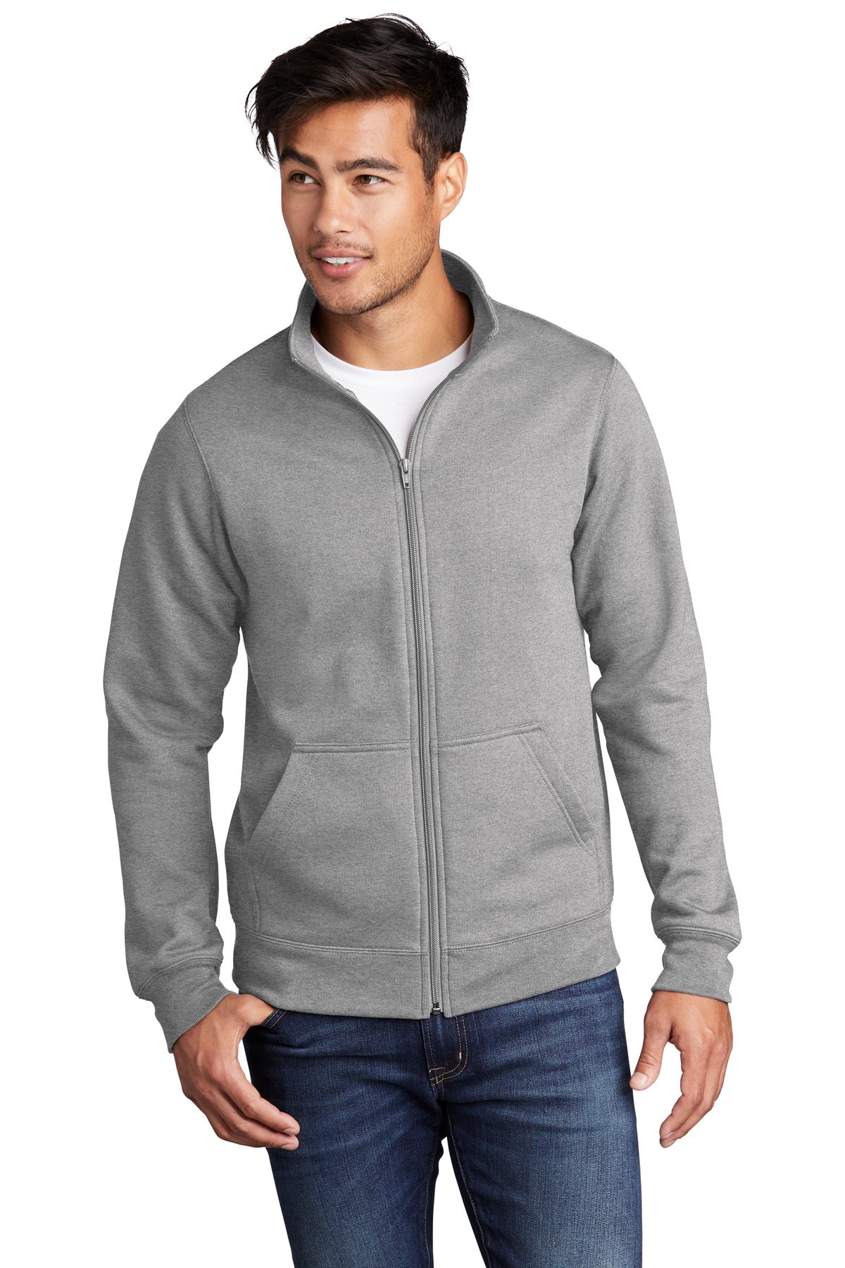 Port & Company ? Core Fleece Cadet Full-Zip Sweatshirt PC78FZ