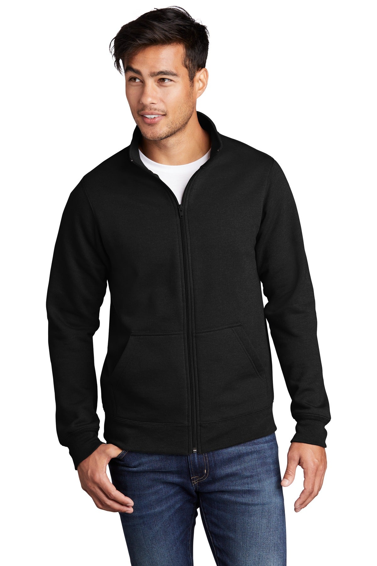 Port & Company ? Core Fleece Cadet Full-Zip Sweatshirt PC78FZ