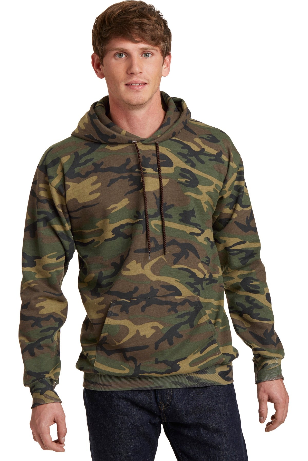 Port & Company? Core Fleece Camo Pullover Hooded Sweatshirt. PC78HC