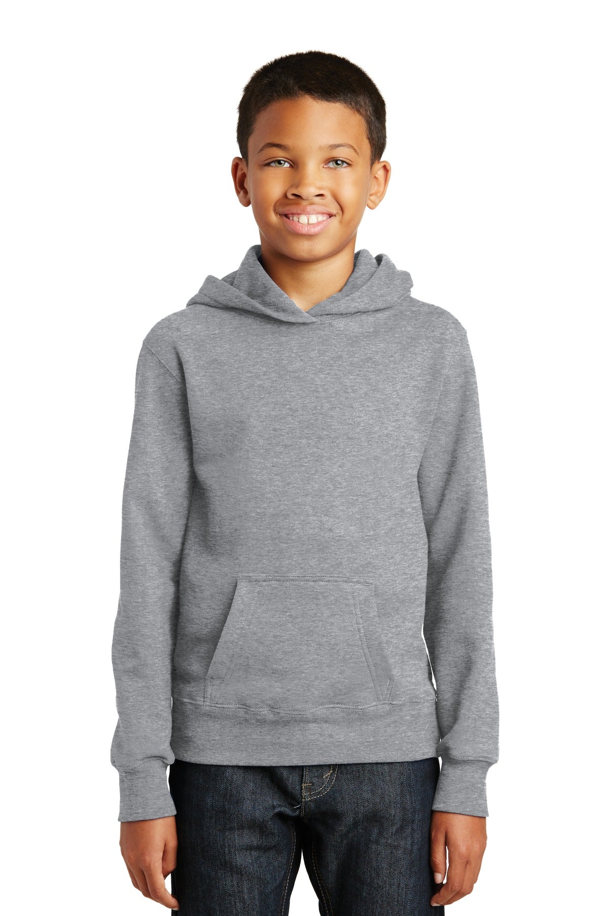 Port & Company? Youth Fan Favorite Fleece Pullover Hooded Sweatshirt. PC850YH