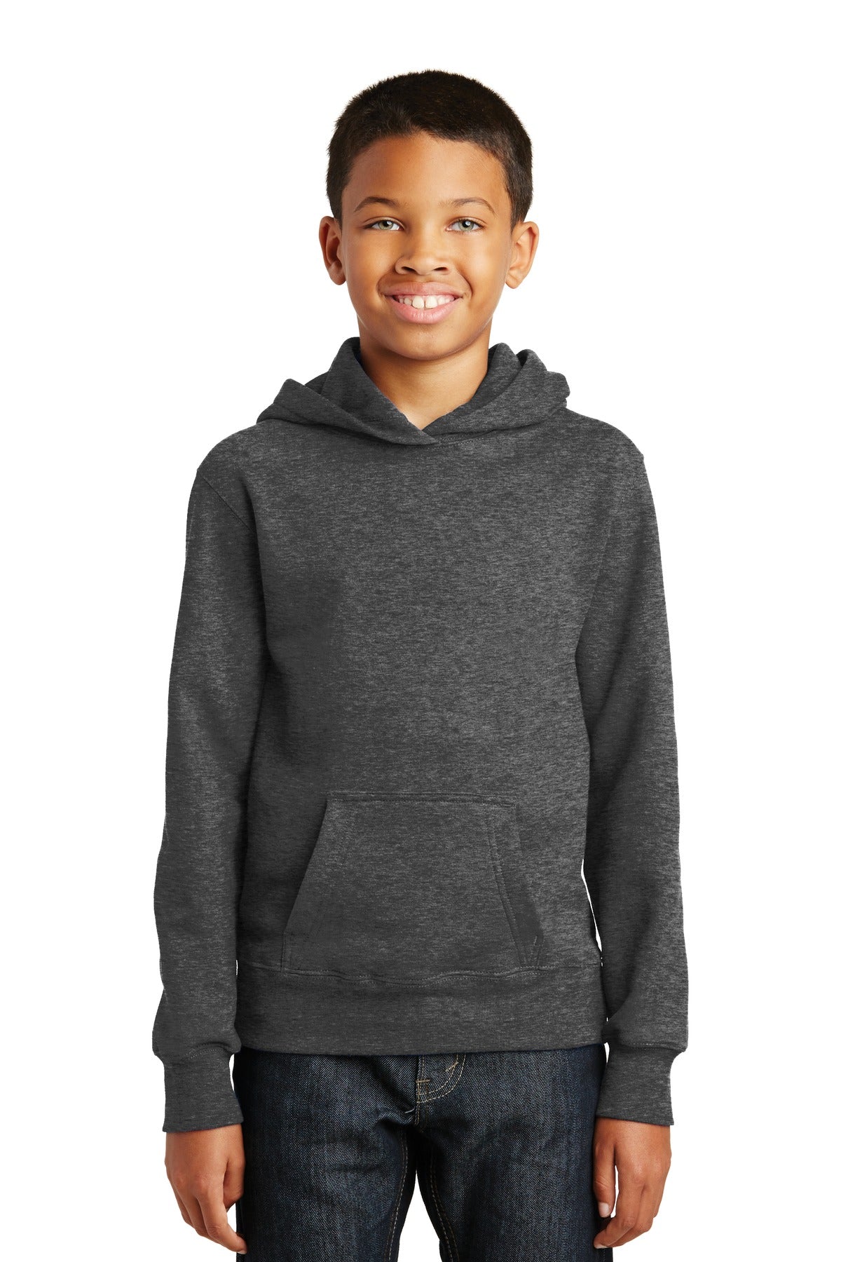 Port & Company? Youth Fan Favorite Fleece Pullover Hooded Sweatshirt. PC850YH