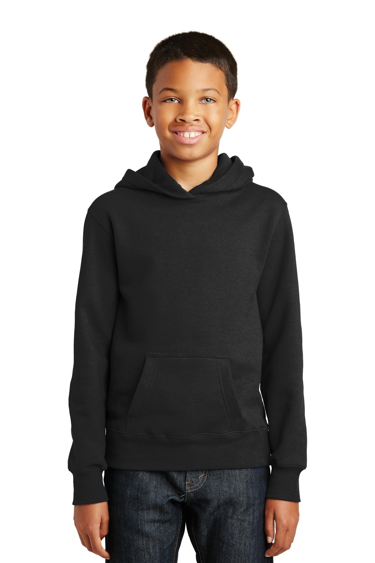 Port & Company? Youth Fan Favorite Fleece Pullover Hooded Sweatshirt. PC850YH