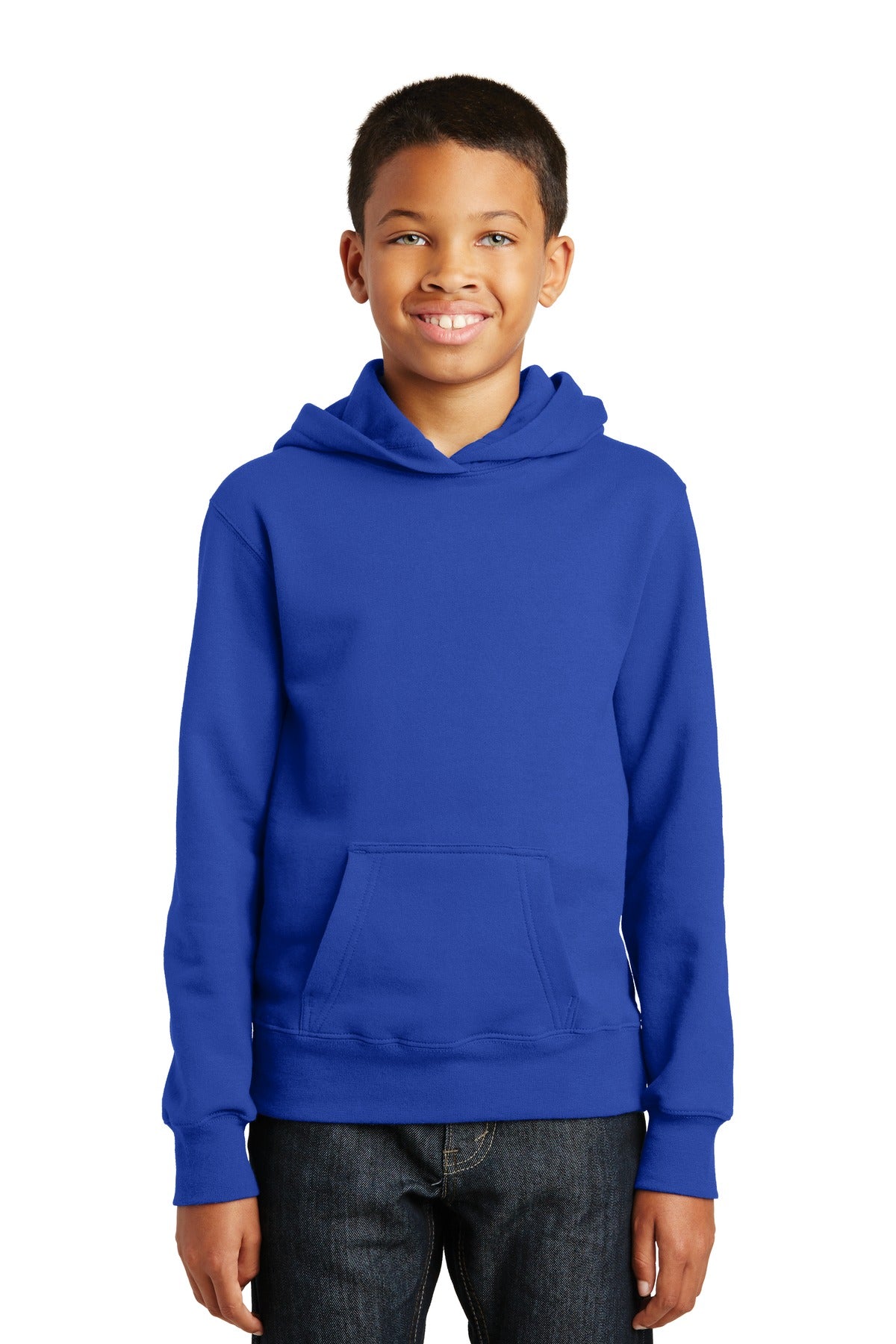 Port & Company? Youth Fan Favorite Fleece Pullover Hooded Sweatshirt. PC850YH