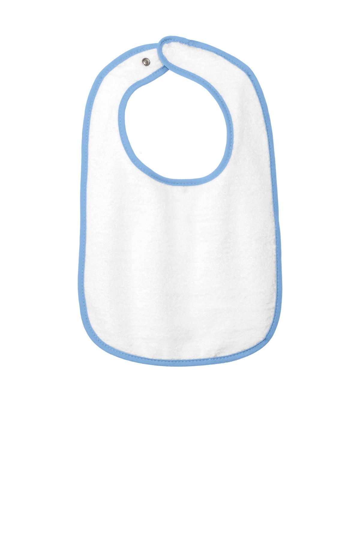 Rabbit Skinsâ„¢ Infant Contrast Trim Terry Bib. RS1003