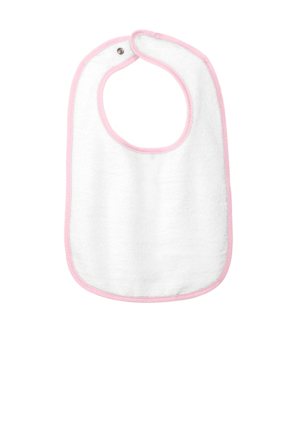 Rabbit Skinsâ„¢ Infant Contrast Trim Terry Bib. RS1003