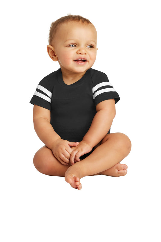 Rabbit Skins? Infant Football Fine Jersey Bodysuit. RS4437