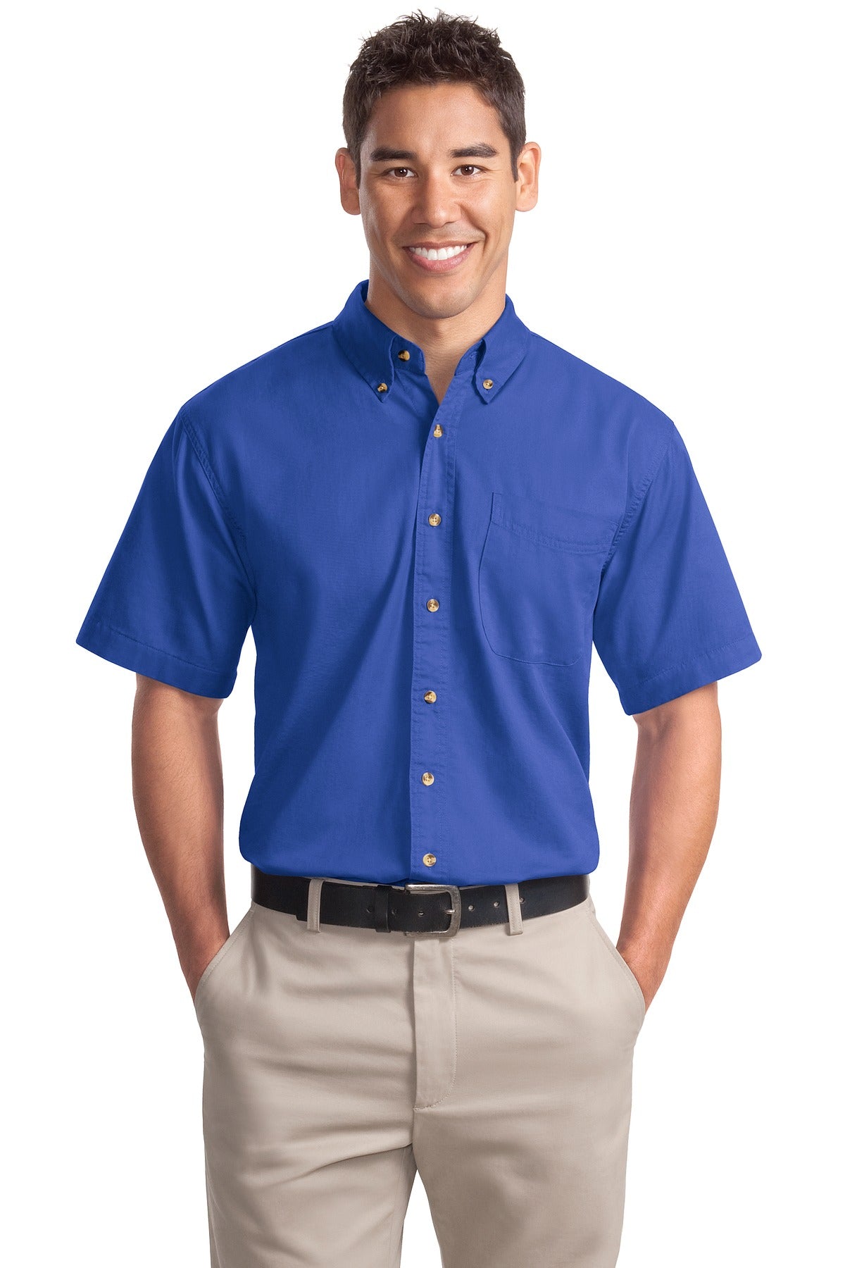 Port AuthorityÂ® Short Sleeve Twill Shirt. S500T