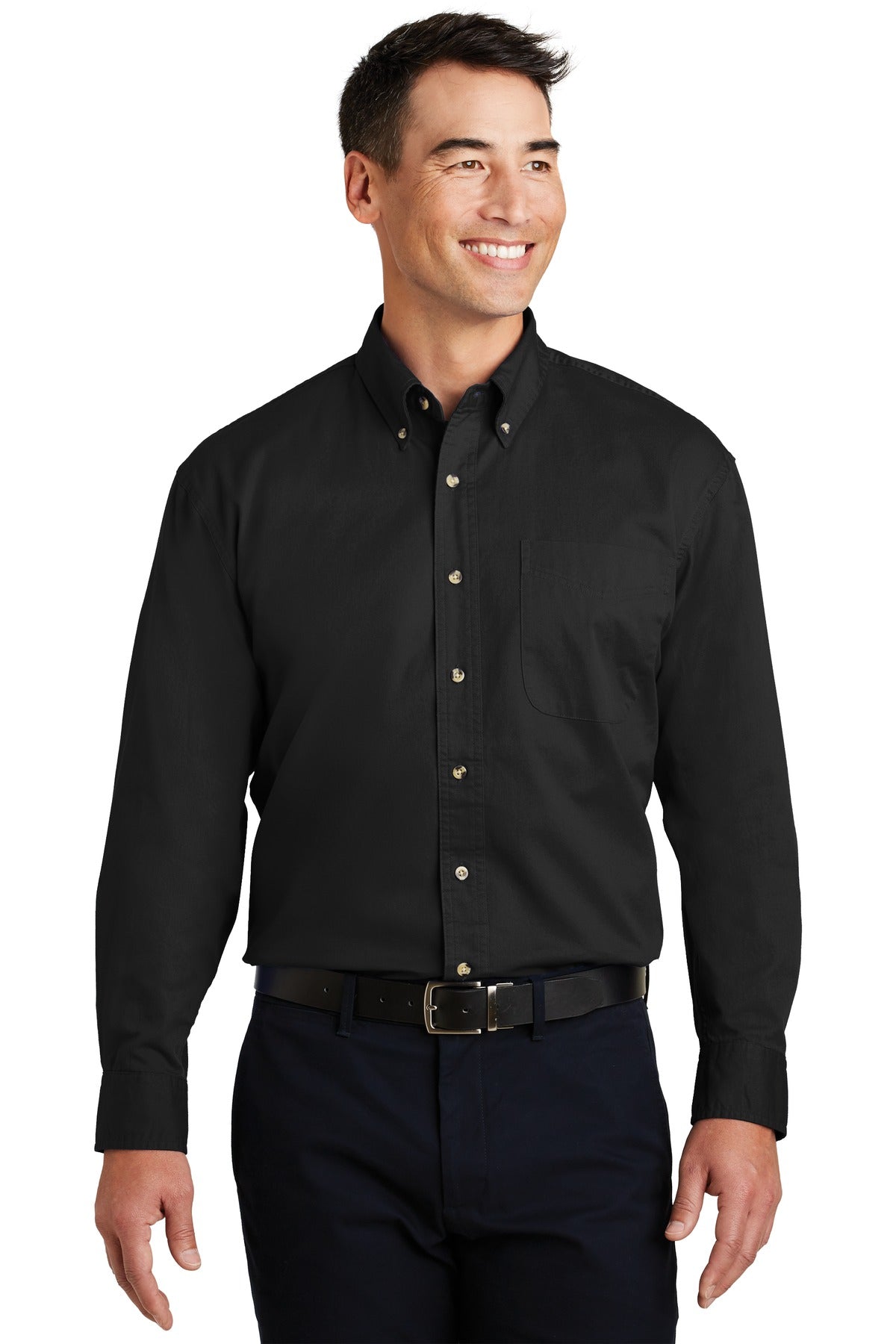 Port AuthorityÂ® Long Sleeve Twill Shirt.  S600T