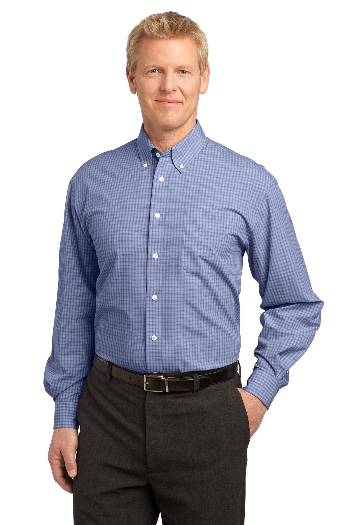 Port AuthorityÂ® Plaid Pattern Easy Care Shirt. S639