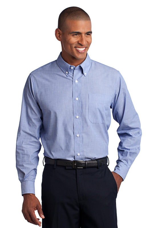 Port AuthorityÂ® Crosshatch Easy Care Shirt. S640