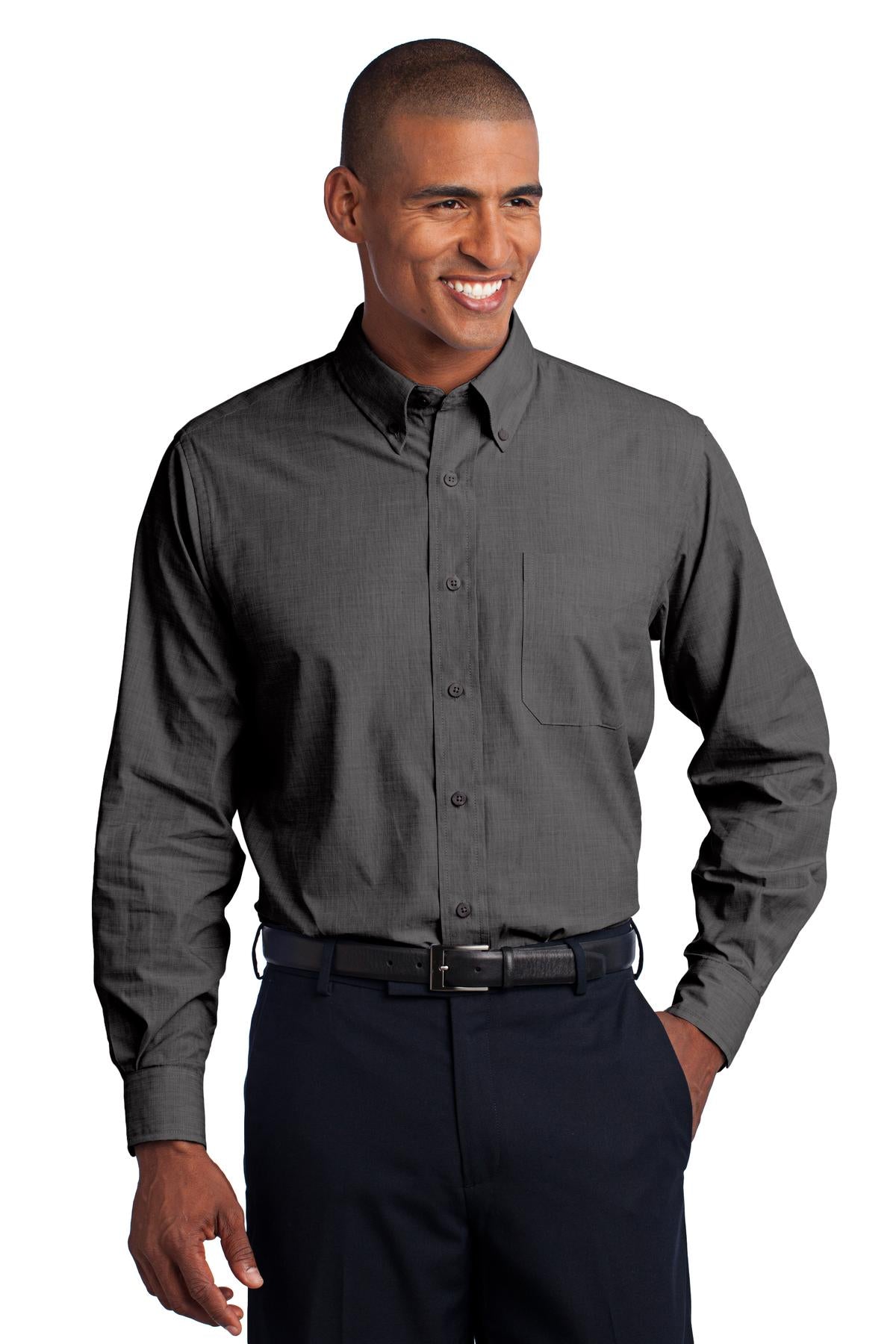 Port Authority? Crosshatch Easy Care Shirt. S640