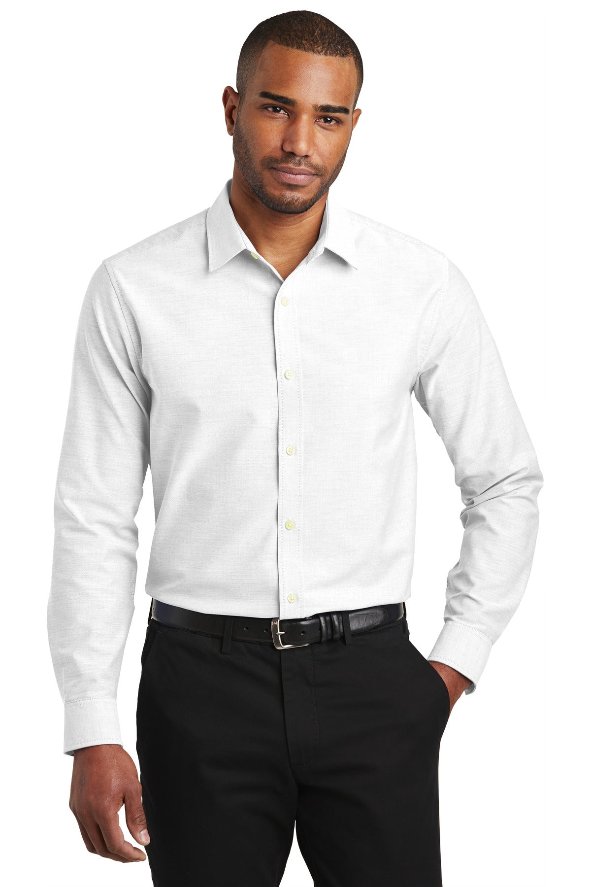 Port Authority Â® Slim Fit SuperPro â„¢ Oxford Shirt. S661