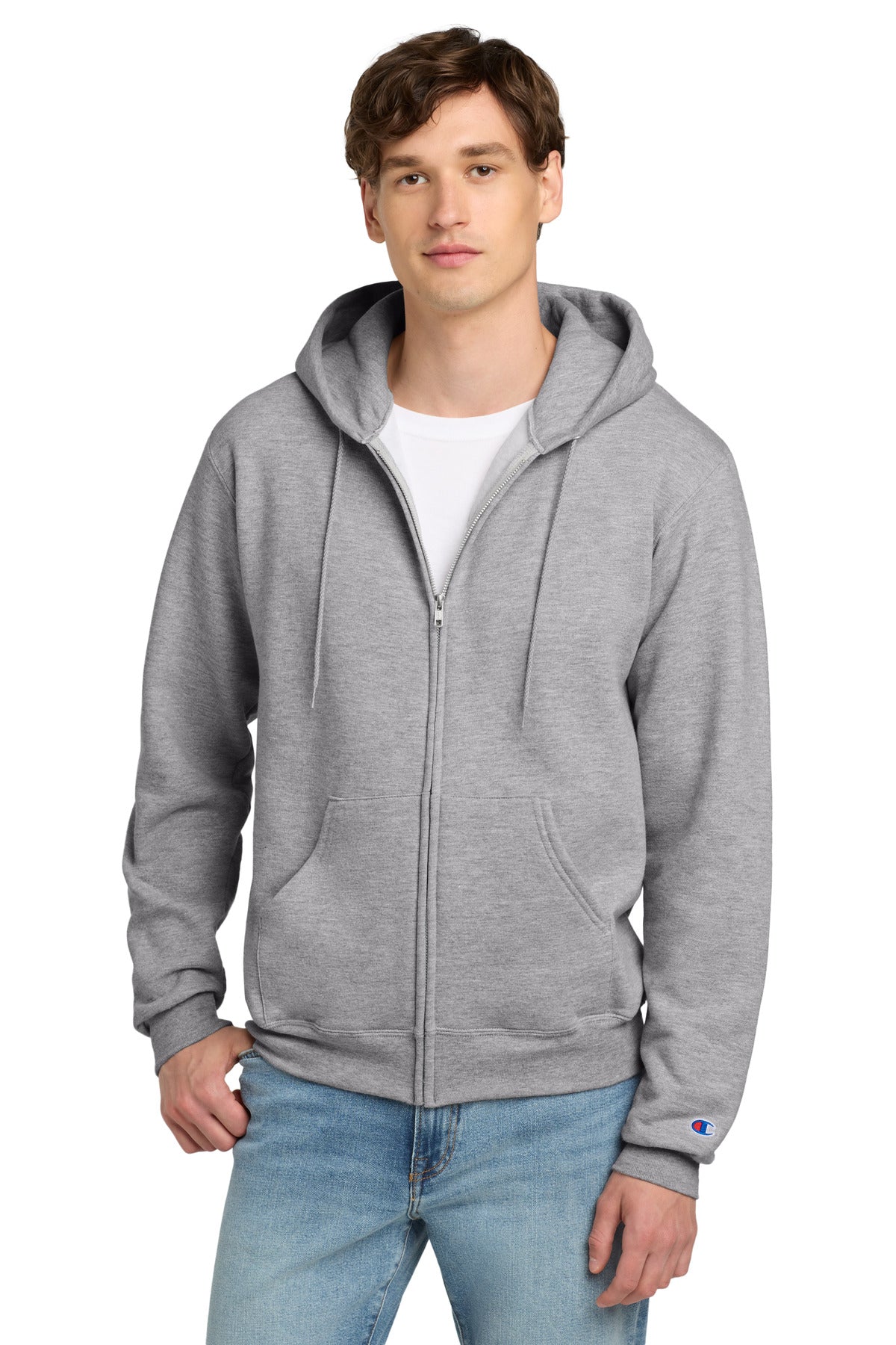 ChampionÂ® PowerblendÂ® Full-Zip Hoodie.S800