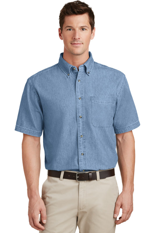 Port & Company? - Short Sleeve Value Denim Shirt. SP11