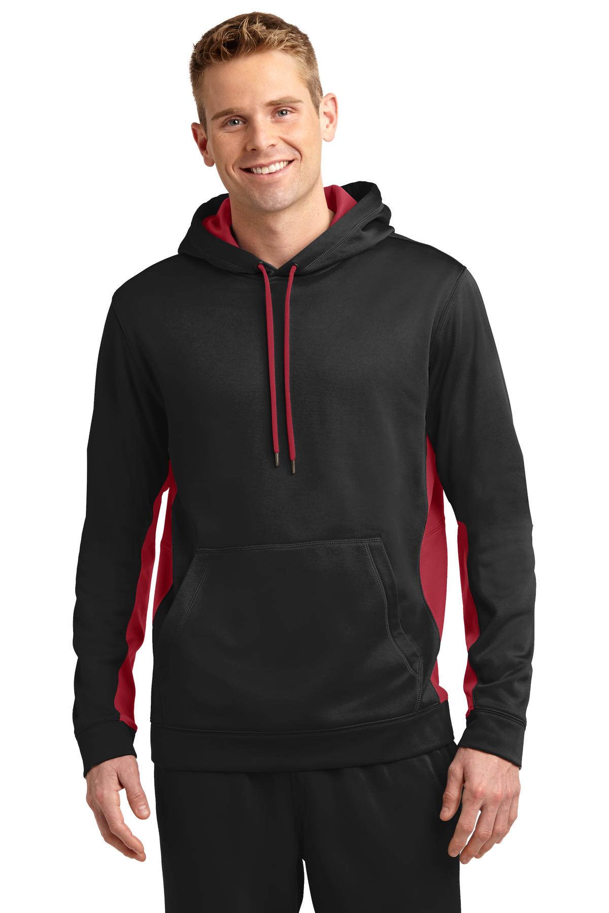 Sport-Tek? Sport-Wick? Fleece Colorblock Hooded Pullover. ST235