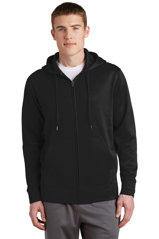 Sport-TekÃ‚Â® Sport-WickÃ‚Â® Fleece Full-Zip Hooded Jacket.  ST238