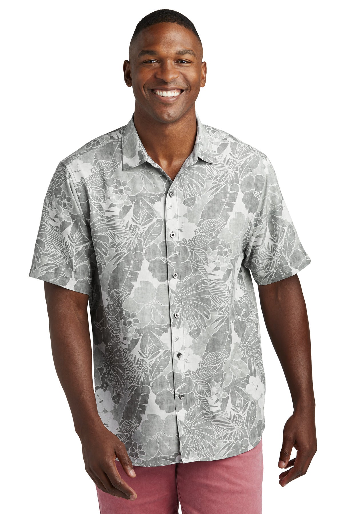 Tommy BahamaÂ® Coconut Point Playa Flora Short Sleeve Shirt ST325929TB