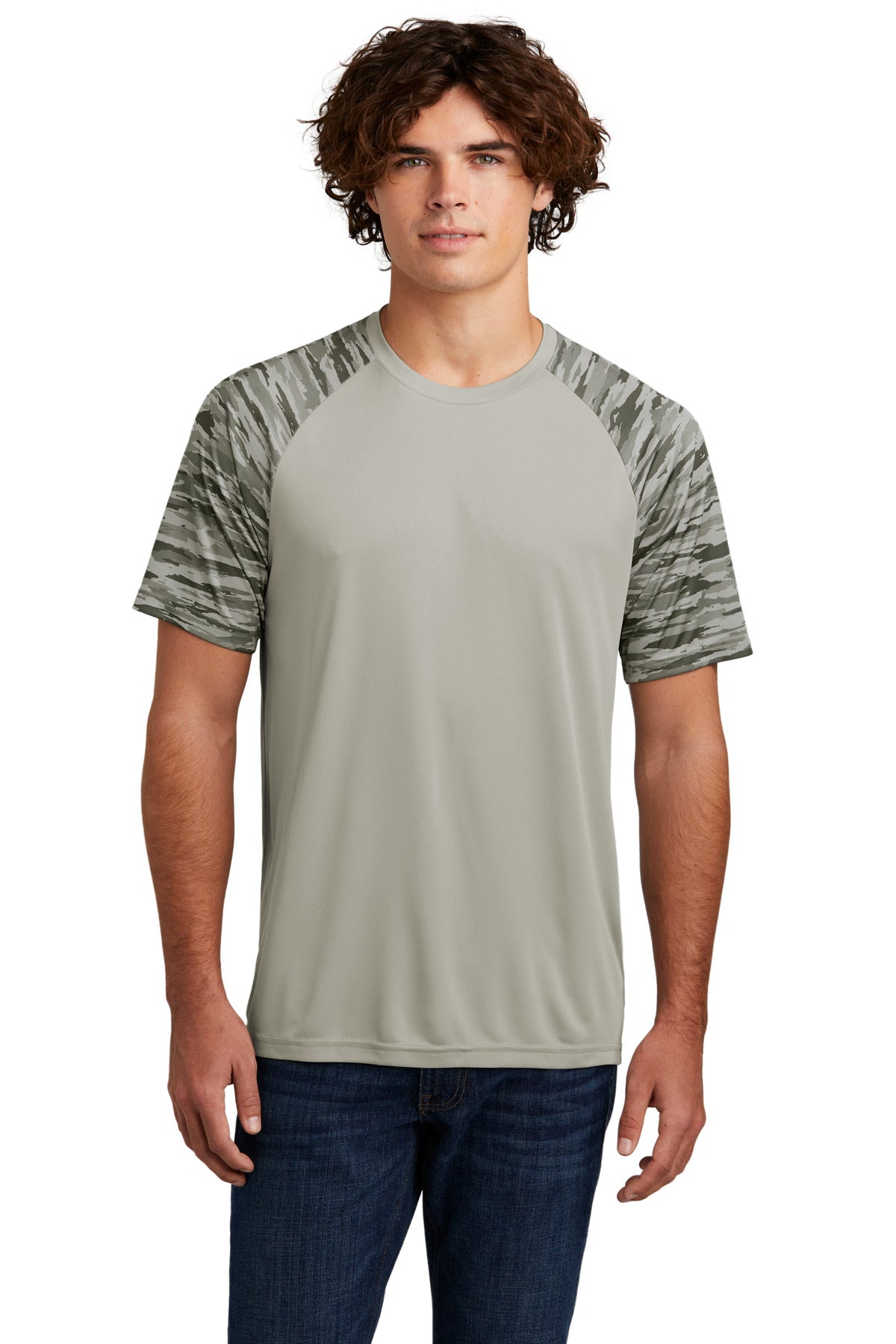 Sport-Tek? Drift Camo Colorblock Tee ST376