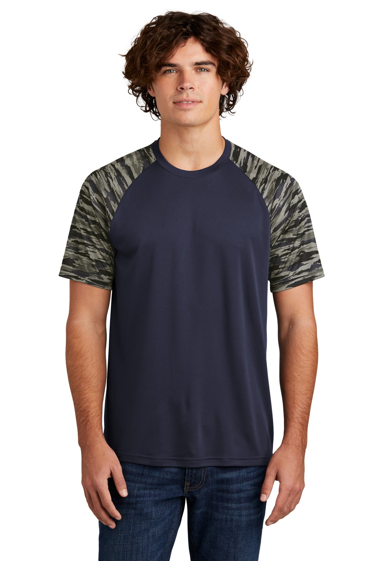 Sport-Tek? Drift Camo Colorblock Tee ST376