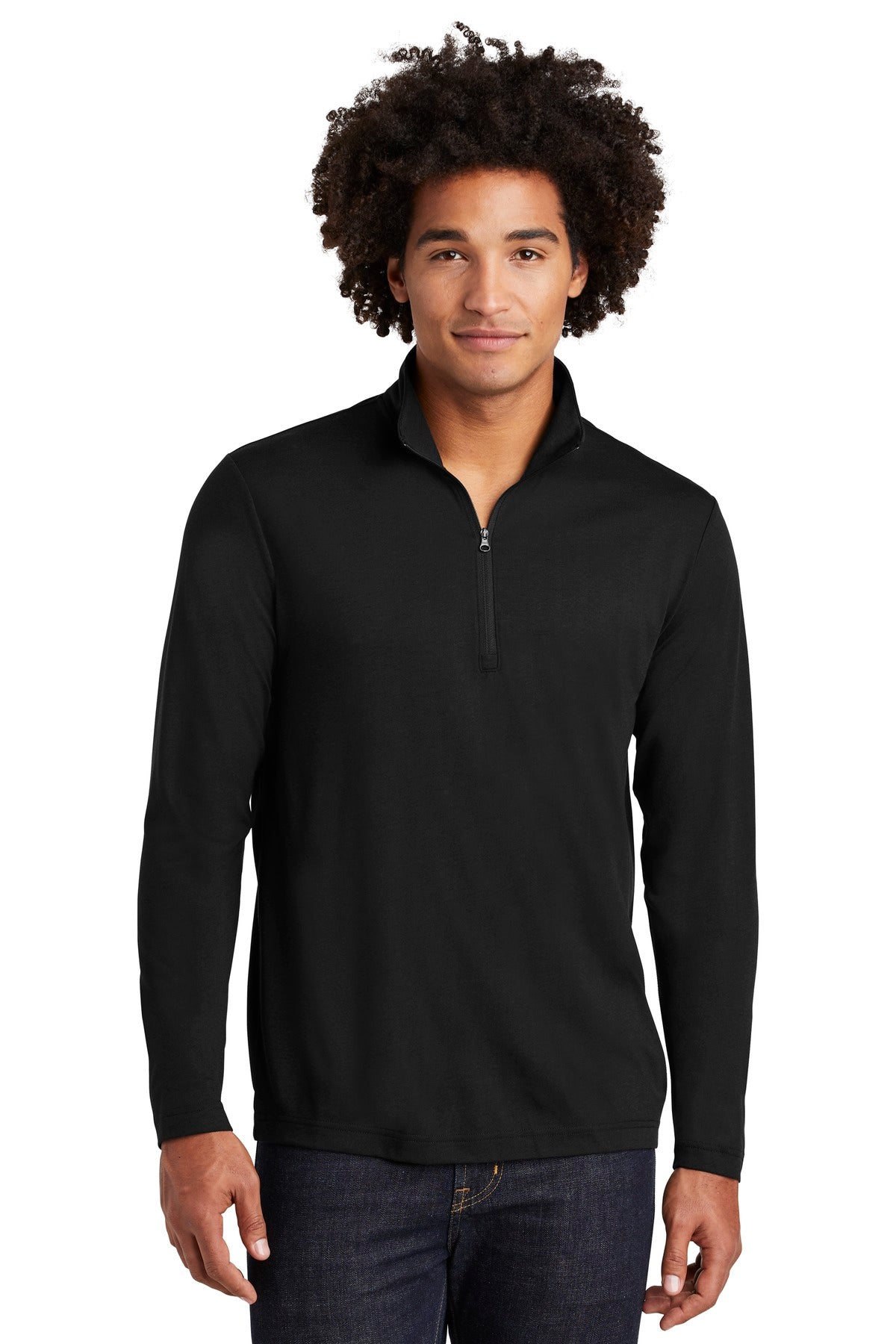 Sport-Tek ? PosiCharge ? Tri-Blend Wicking 1/4-Zip Pullover. ST407