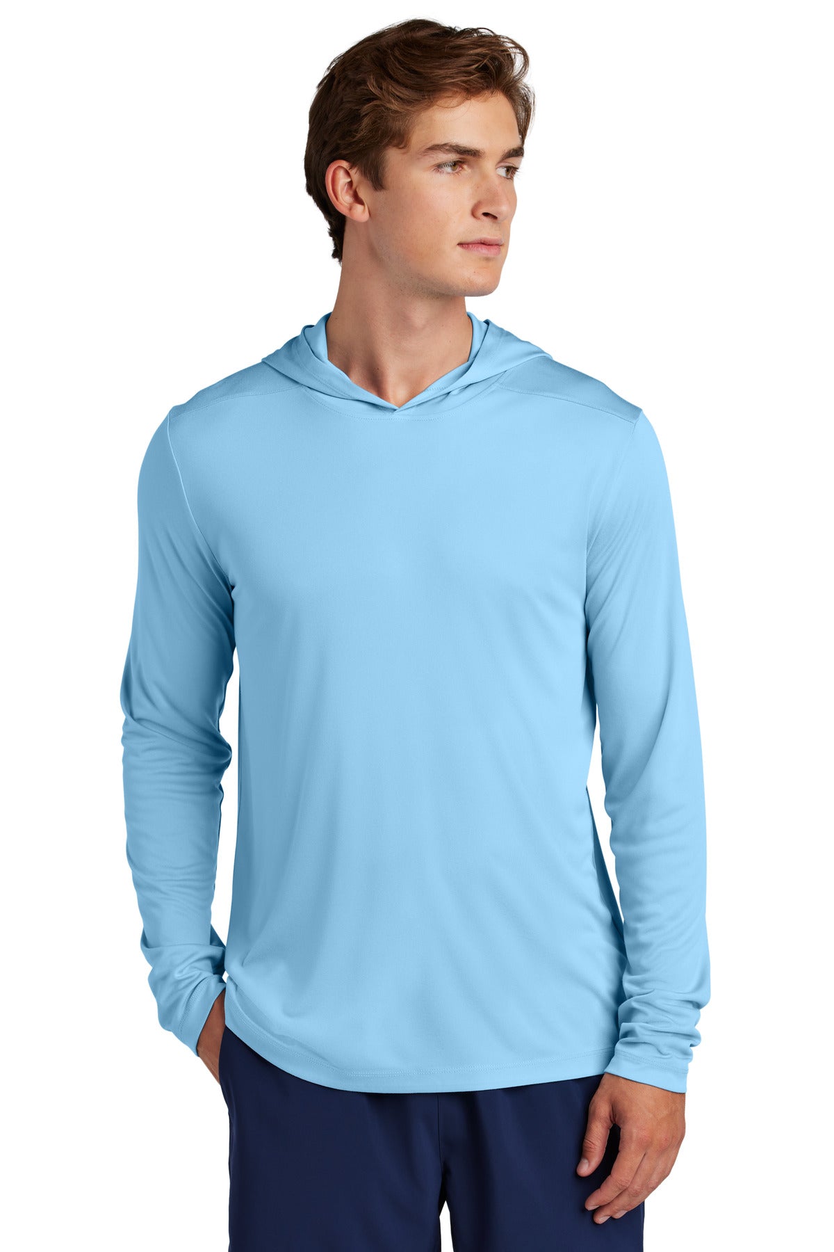 Sport-TekÂ® Posi-UVÂ® Pro Long Sleeve Hoodie ST420LSH