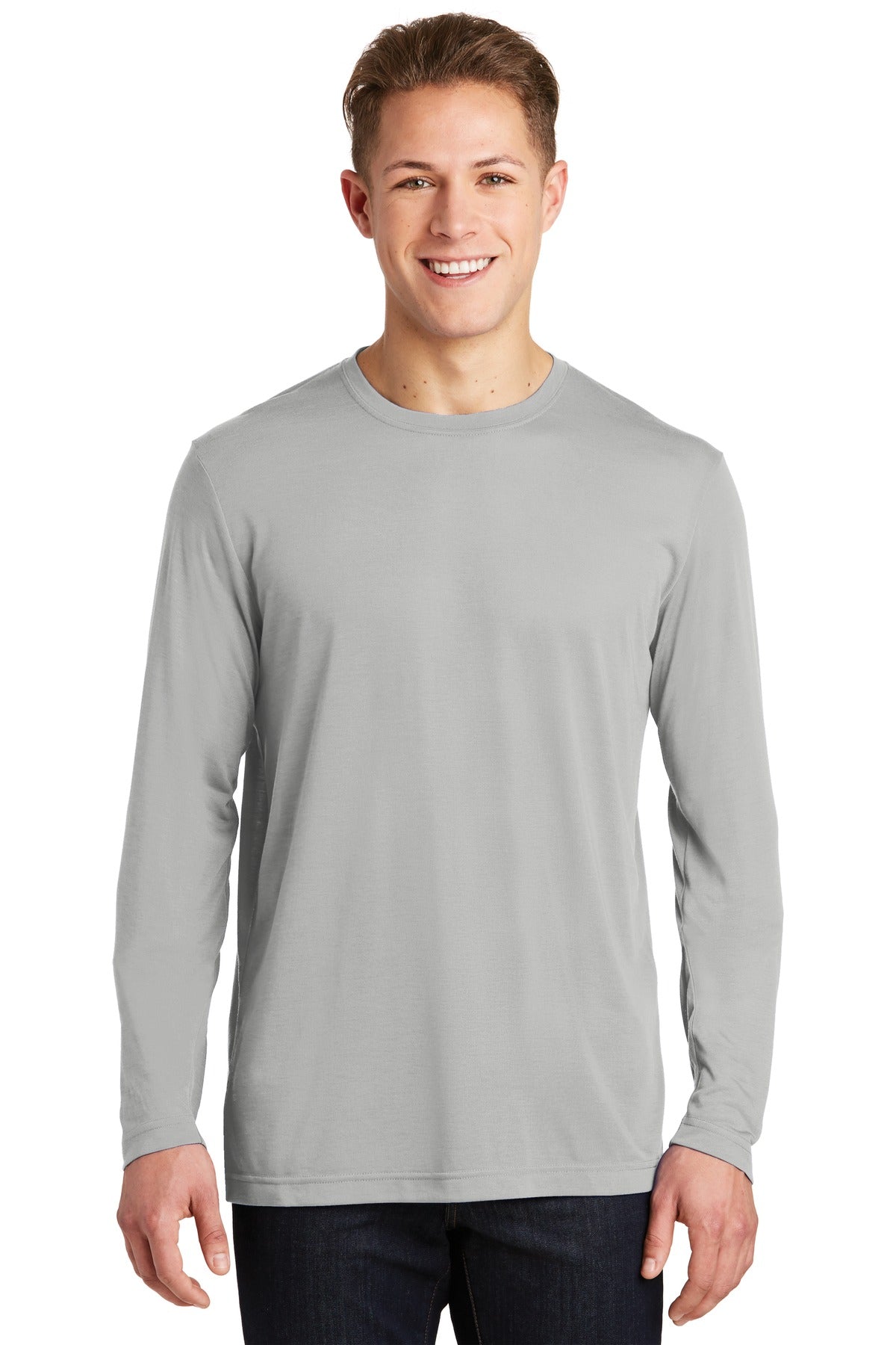 Sport-TekÂ® Long Sleeve PosiChargeÂ® Competitorâ„¢ Cotton Touchâ„¢ Tee. ST450LS