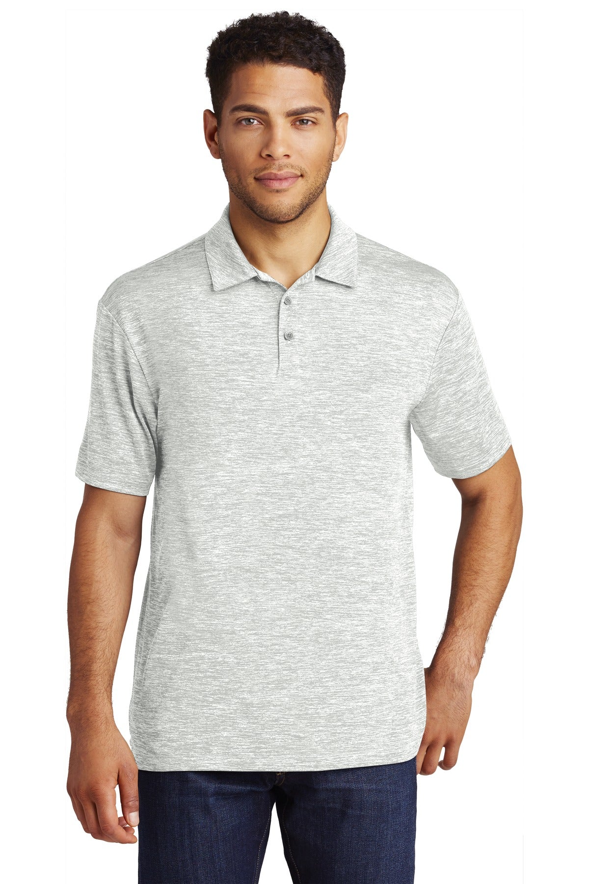 Sport-Tek Â® PosiCharge Â® Electric Heather Polo. ST590