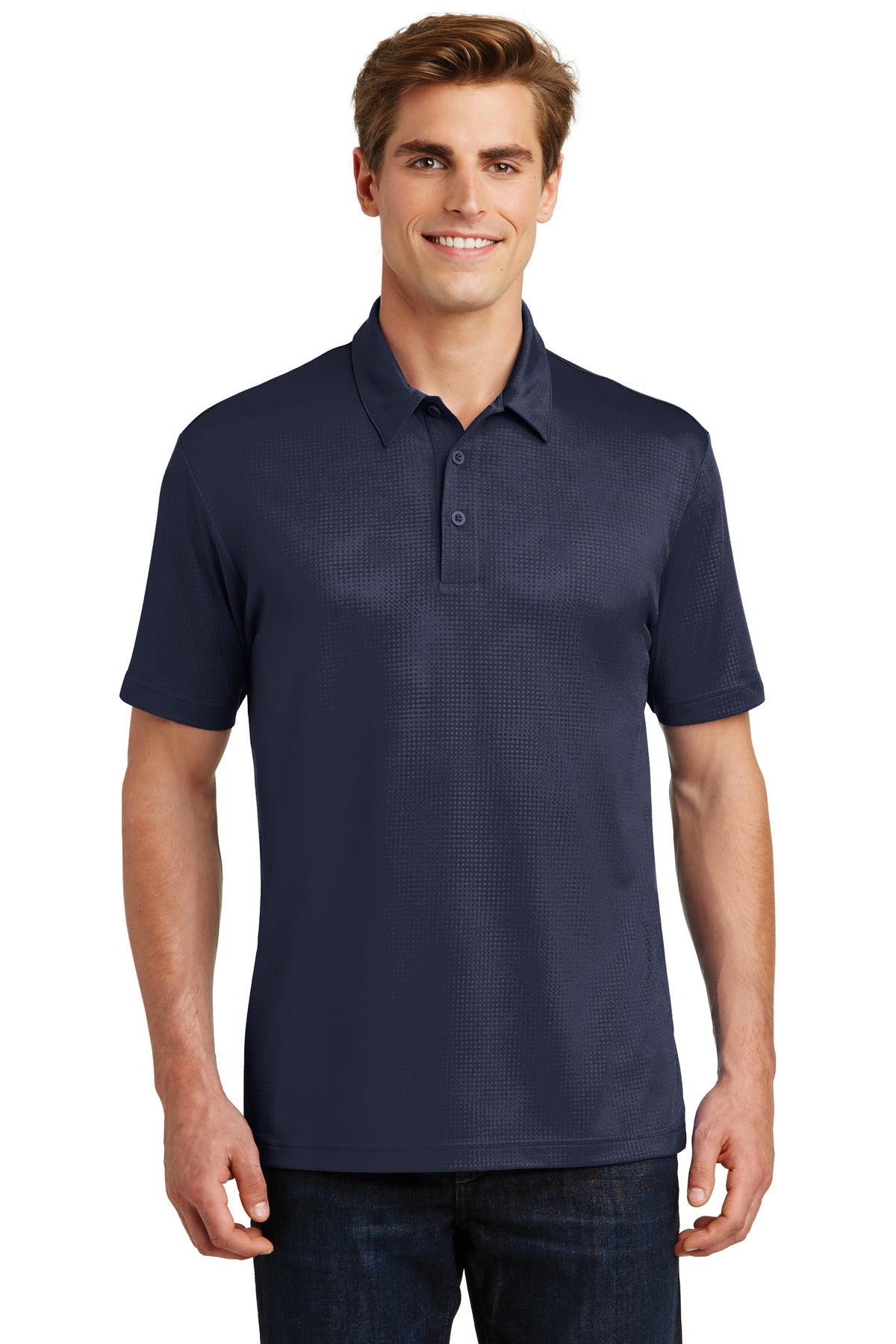 Sport-TekÂ® Embossed PosiChargeÂ® Tough PoloÂ®. ST630