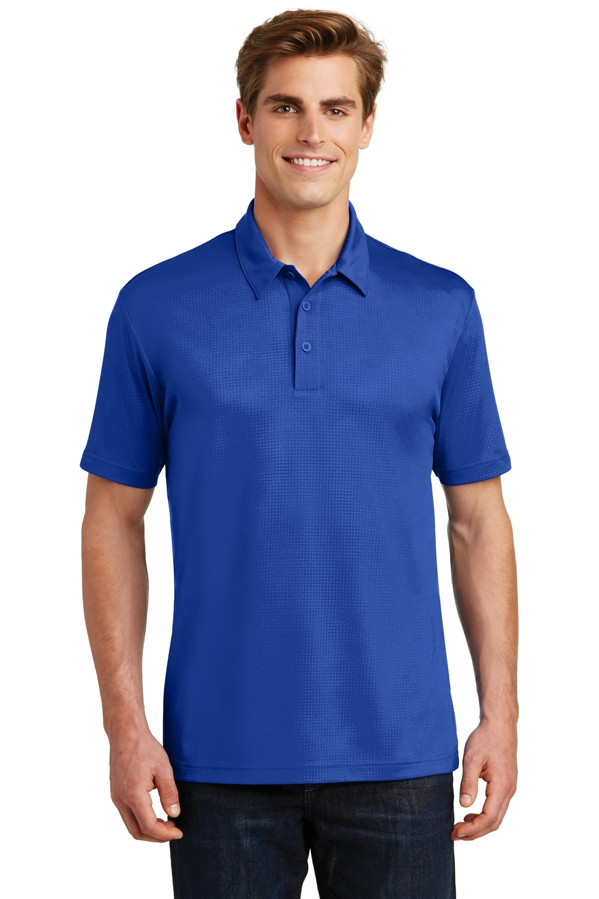 Sport-TekÂ® Embossed PosiChargeÂ® Tough PoloÂ®. ST630