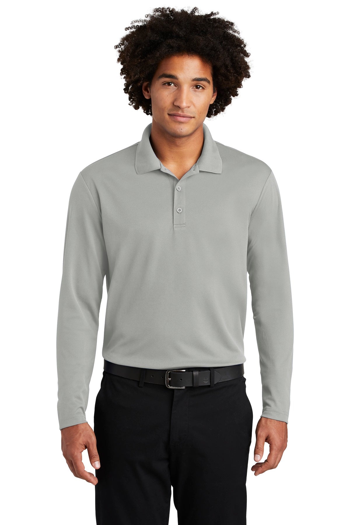 Sport-Tek Â® PosiCharge Â® RacerMesh Â® Long Sleeve Polo. ST640LS