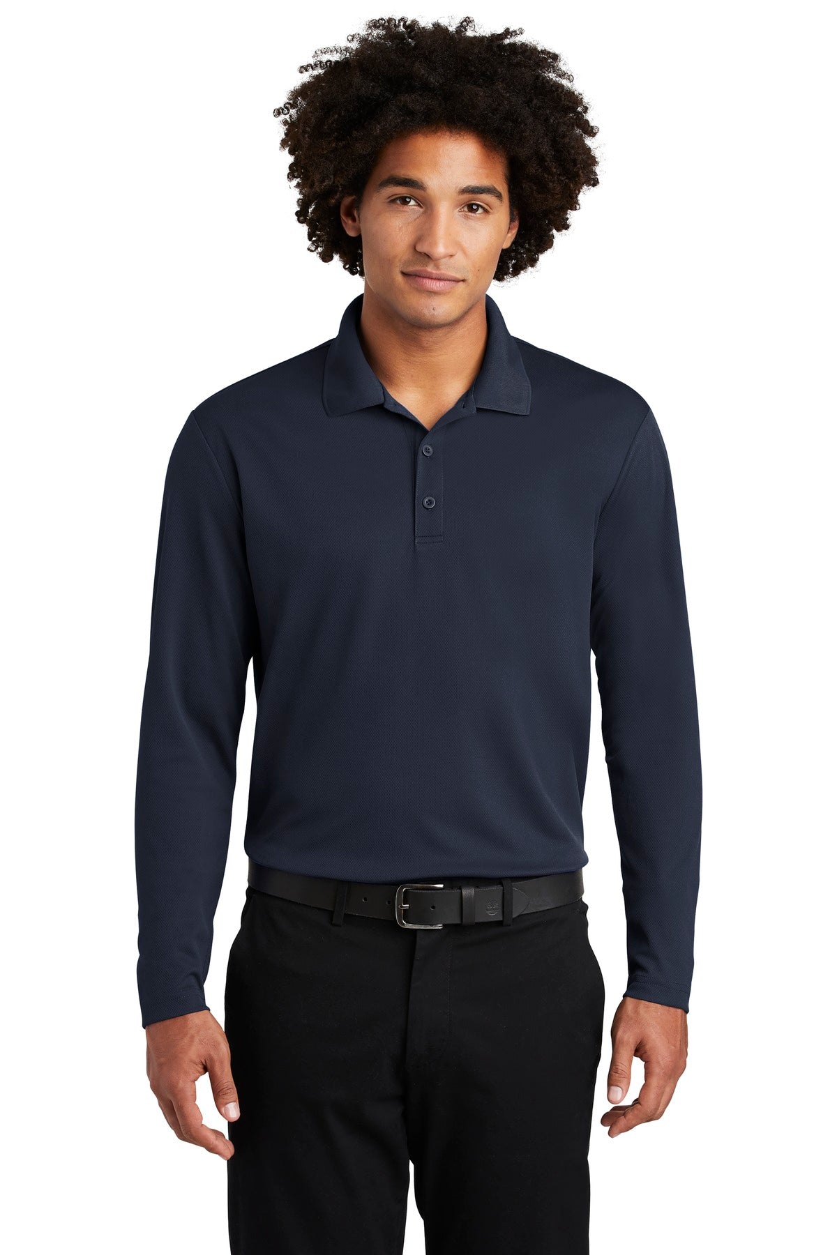 Sport-Tek Â® PosiCharge Â® RacerMesh Â® Long Sleeve Polo. ST640LS