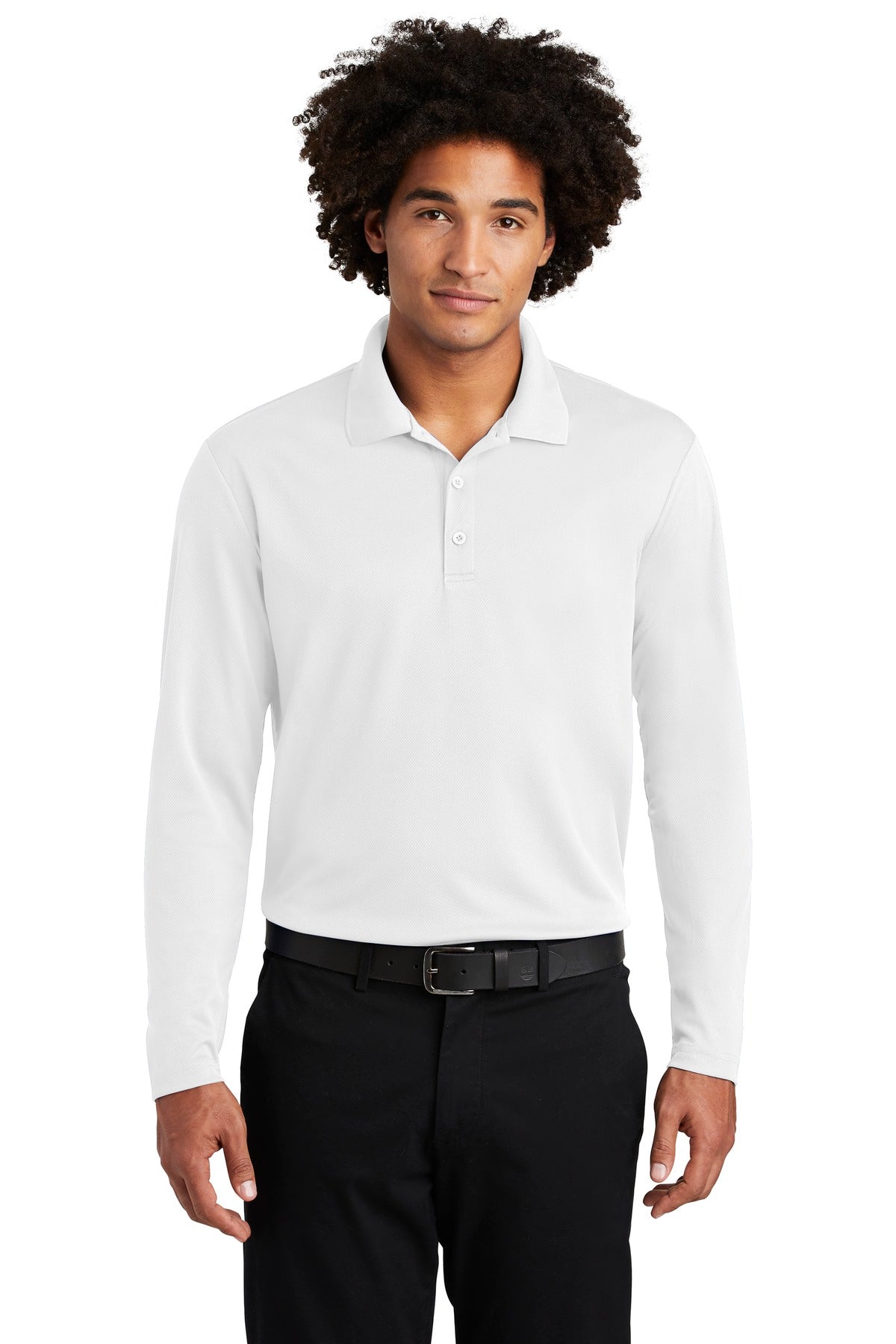 Sport-Tek Â® PosiCharge Â® RacerMesh Â® Long Sleeve Polo. ST640LS