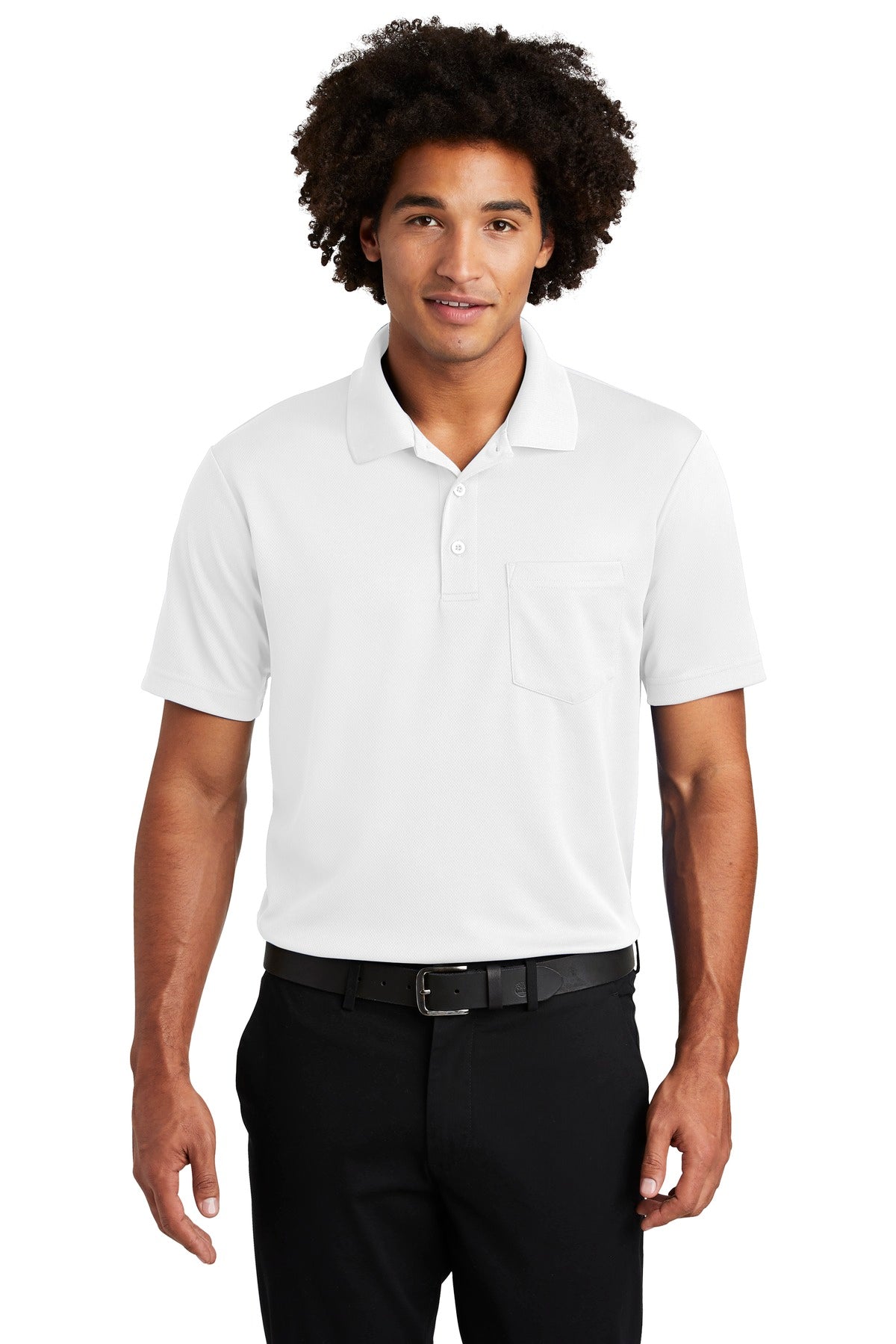 Sport-Tek Â® PosiCharge Â® RacerMesh Â® Pocket Polo. ST640P