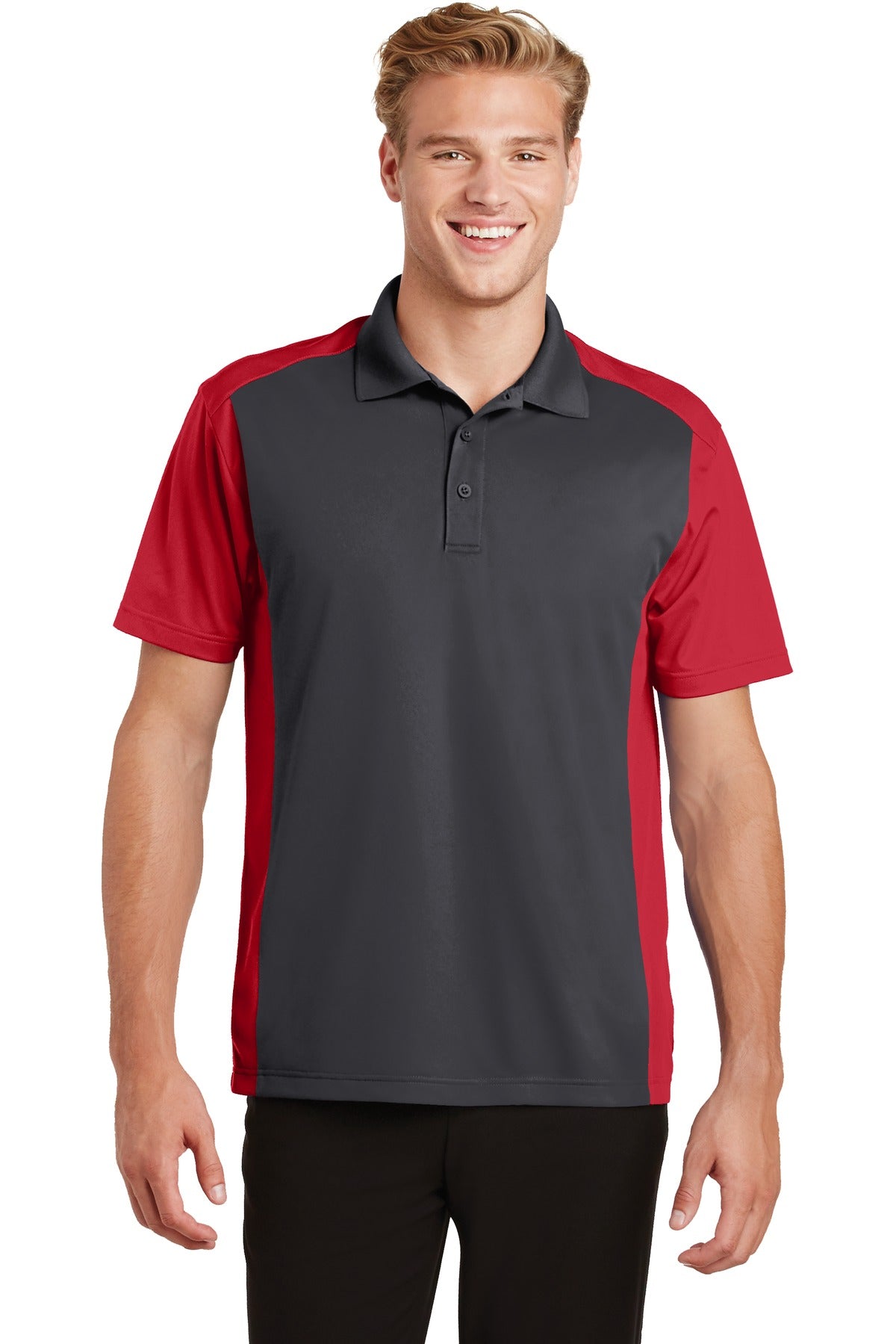 Sport-TekÂ® Colorblock Micropique Sport-WickÂ® Polo. ST652