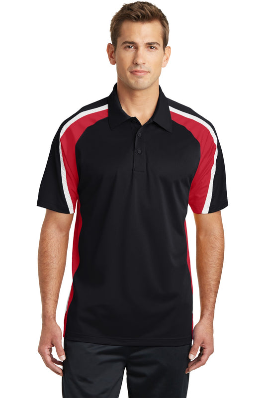 Sport-TekÂ® Tricolor Micropique Sport-WickÂ® Polo. ST654