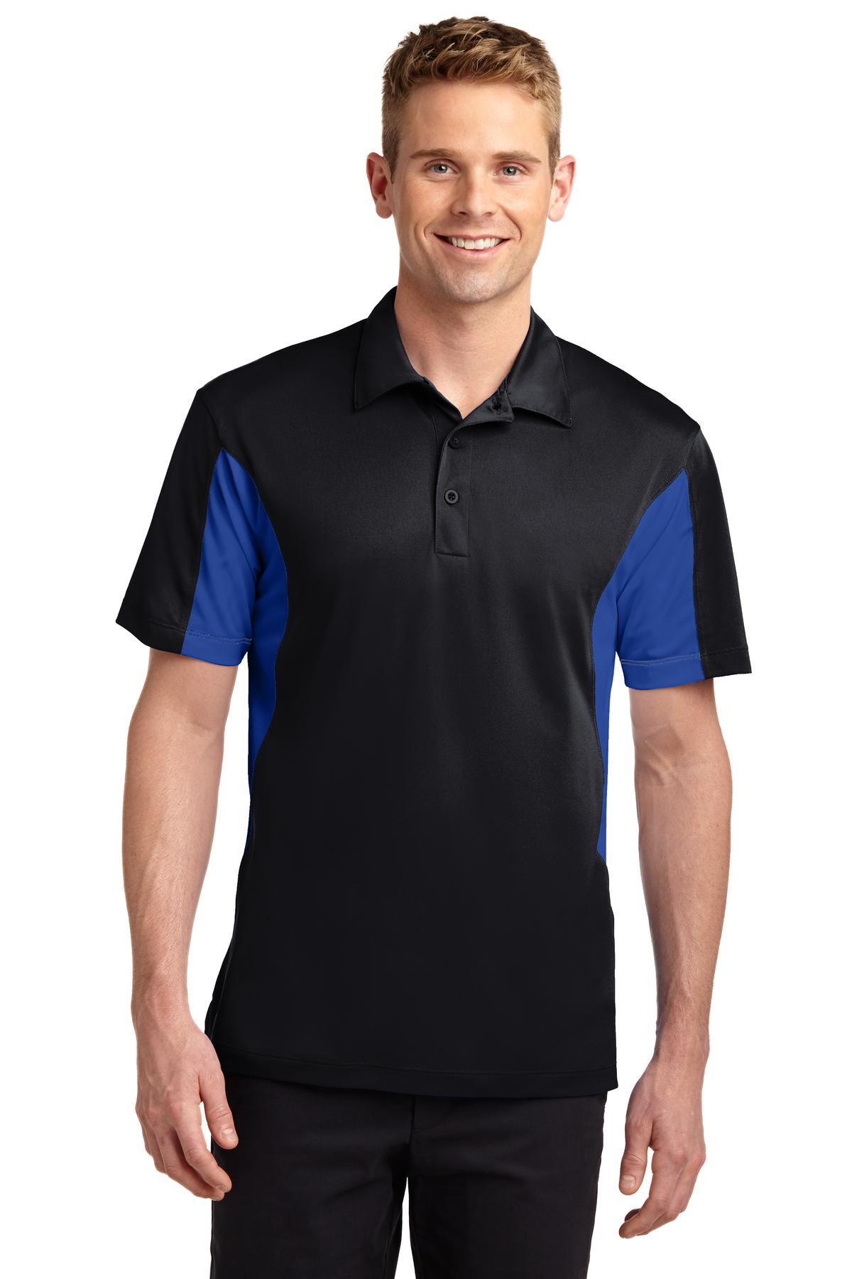 Sport-TekÂ® Tall Side Blocked Micropique Sport-WickÂ® Polo. TST655